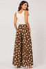 Mocha Dot Darling Palazzo Pants