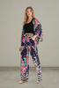 Floral and leopard print resort two-piece set