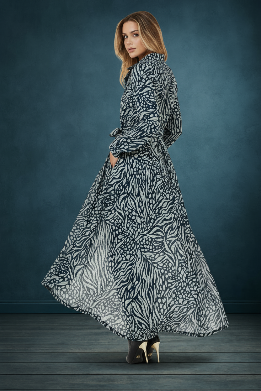 The Selene High-Low Belted Dress