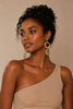 Sea glass glow prehnite earrings by Mandalay and Company