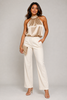 Champagne Kisses Satin Halter