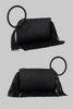 City Fringe clutch interior view