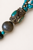 Sterling silver turquoise multi-strand necklace