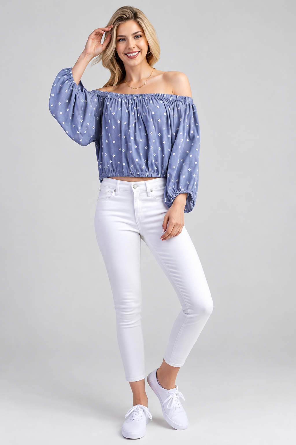 Breezy Babe Embroidery Top