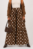 Mocha Dot Darling Palazzo Pants