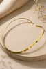 Gold choker necklace