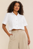 Heirloom Poplin Cropped Shirt