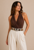 Animal print cinch belt styled