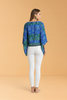 Botanica print 3/4 sleeve kimono top