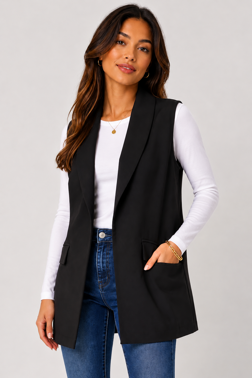 Soho Chic Blazer Vest
