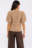 The Chestnut Charm Cable Sweater