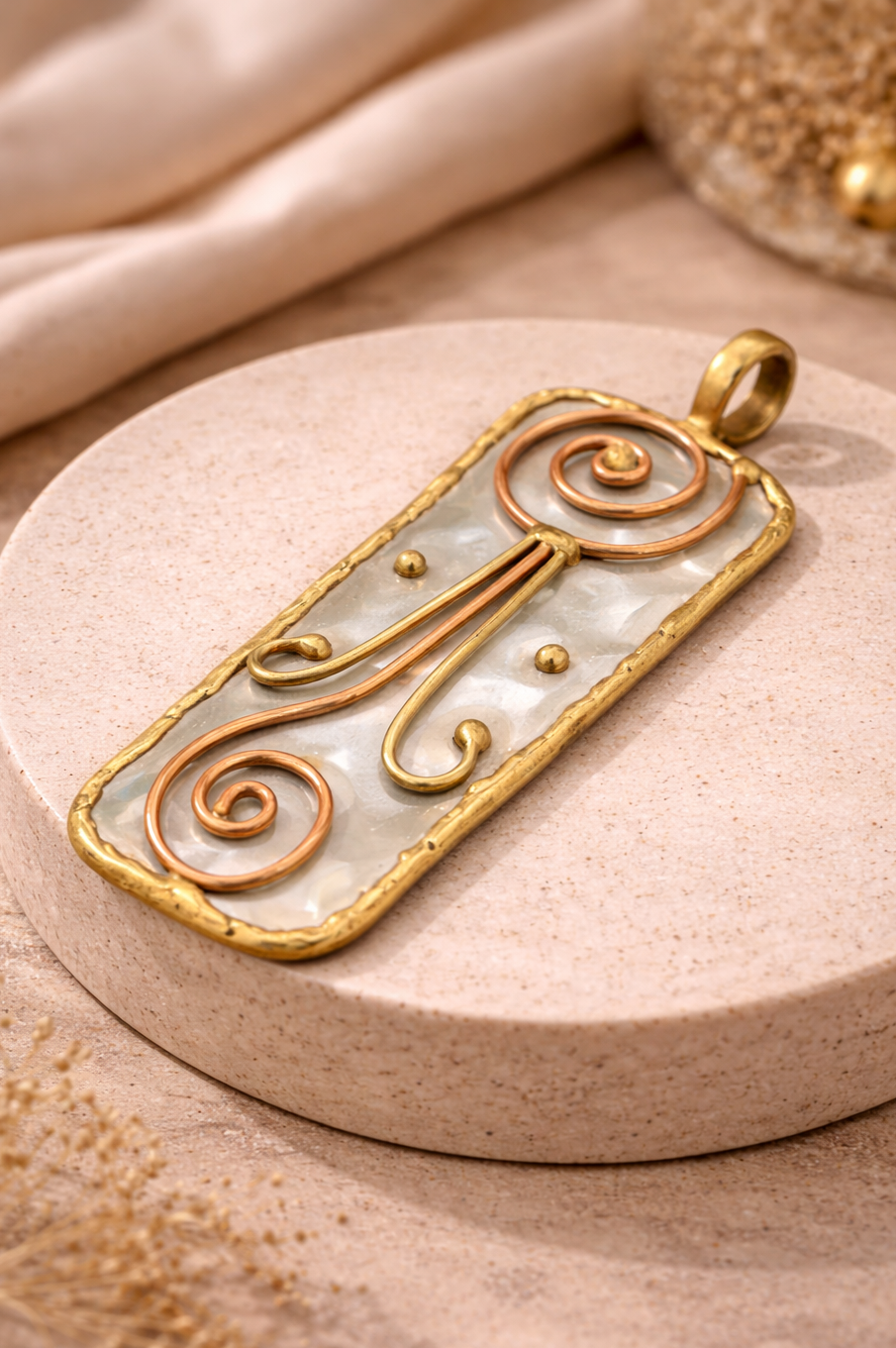 Spiral Amulet Pendant