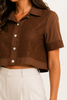 Heirloom Poplin Cropped Shirt