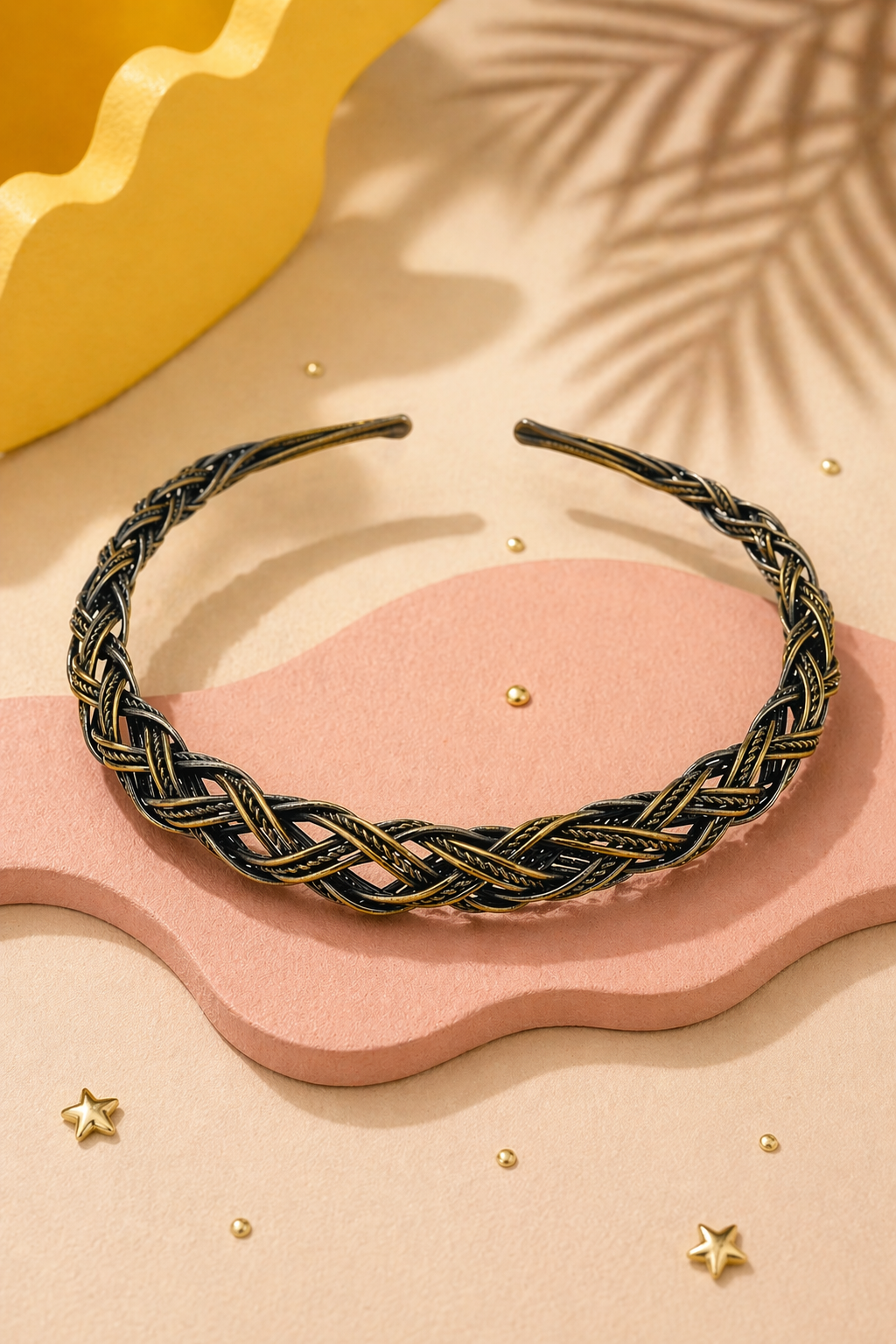Obsidian Braid Choker