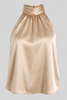 Champagne Kisses Satin Halter