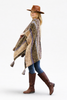 Tassel fringe crochet ruana