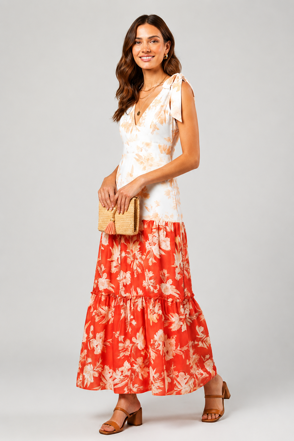Golden Hour Tropics Maxi Dress
