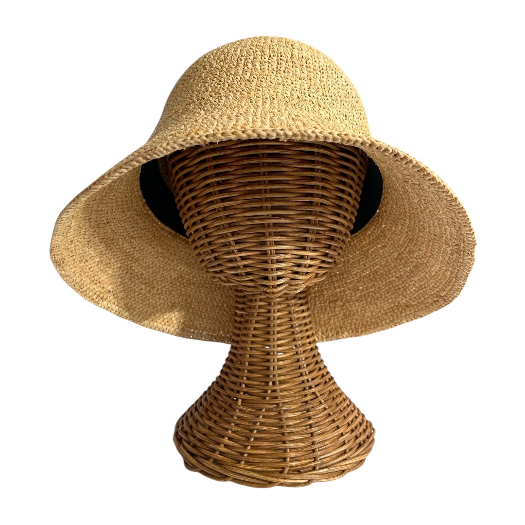 Braided Raffia Bucket Hat