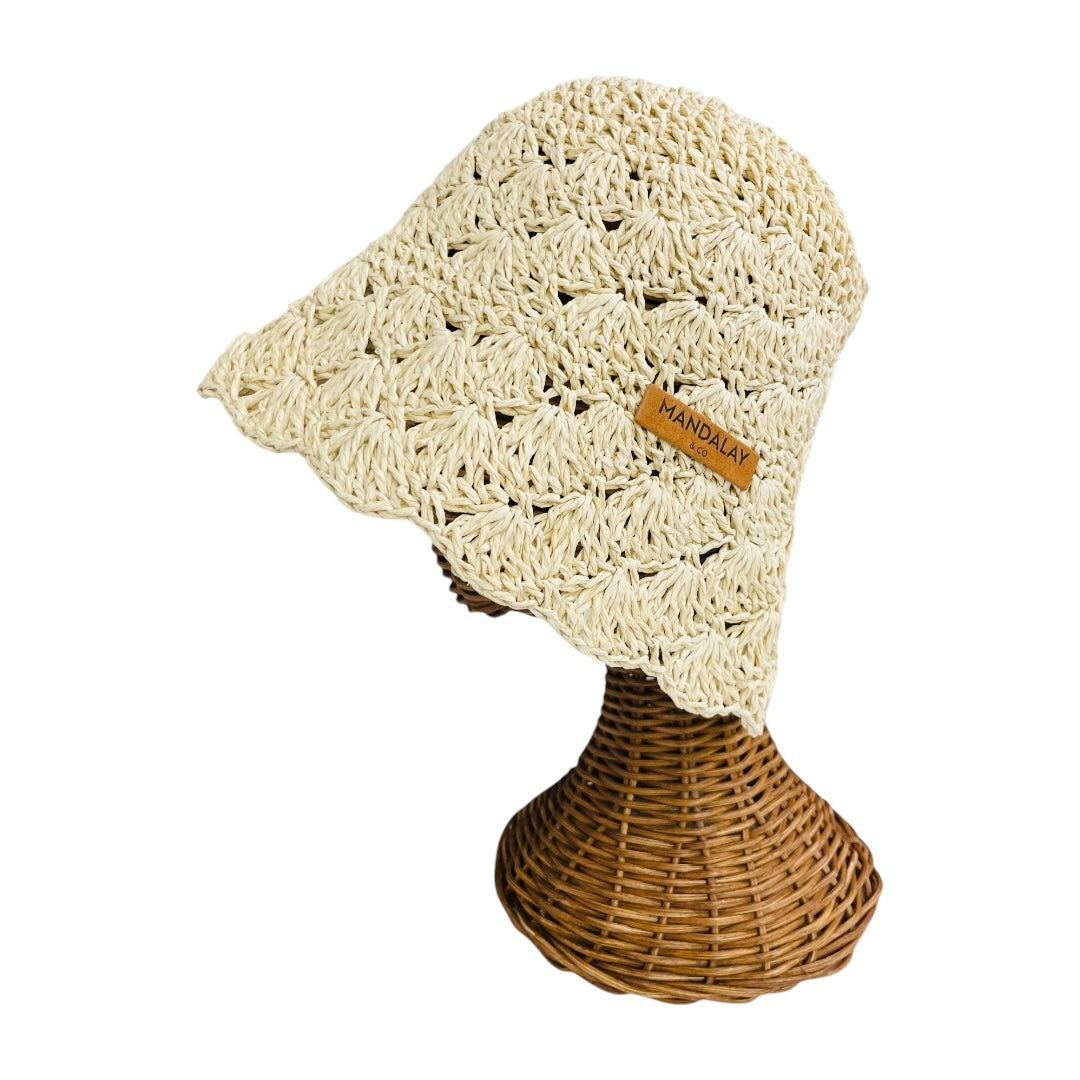 Straw Bucket Hat