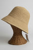 Raffia bucket hat styled look