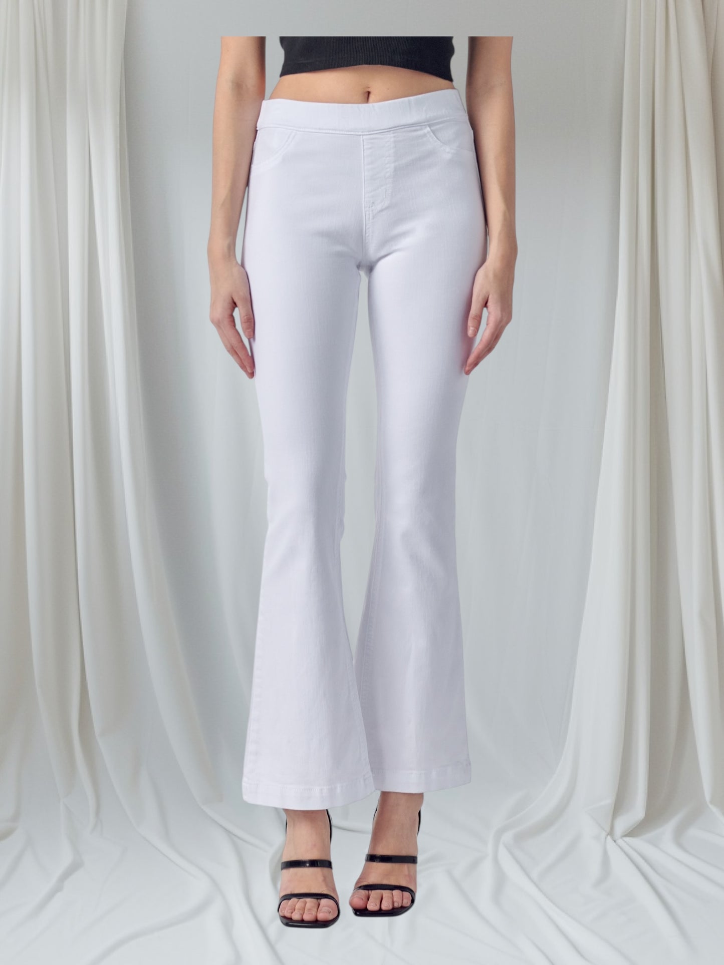 Jeans Mid- Rise Flare Jegging