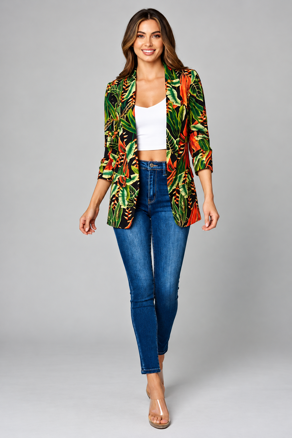 Jungle Muse Floral Blazer