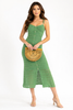 Fitted knit midi dress