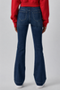 Mid-rise flare jegging, dark blue