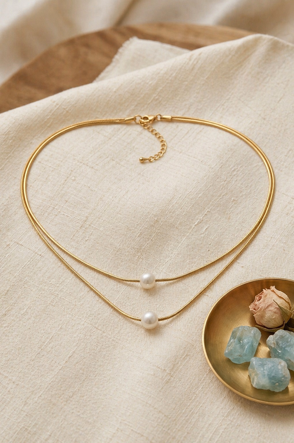 Ethereal Pearl Layer Necklace