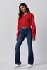 Mandalay flex mid-rise flare jegging