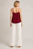 Pleated Ruffle Cascade Cami