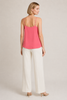 Pleated Ruffle Cascade Cami
