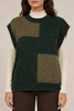 The Mixed- Media Sweater Vest