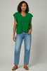 Emerald Vine Cable Sweater Vest