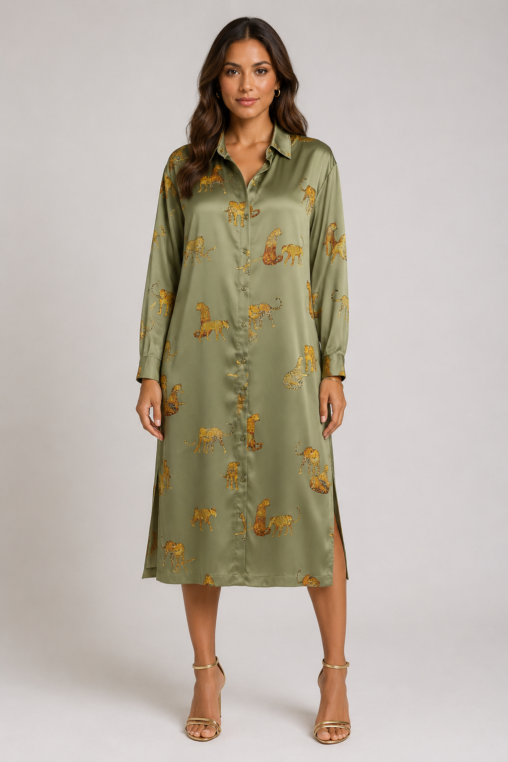 The Untamed Chic Midi Dress