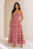 The Serenity Ruffle Tiered Maxi Dress