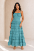 The Serenity Ruffle Tiered Maxi Dress