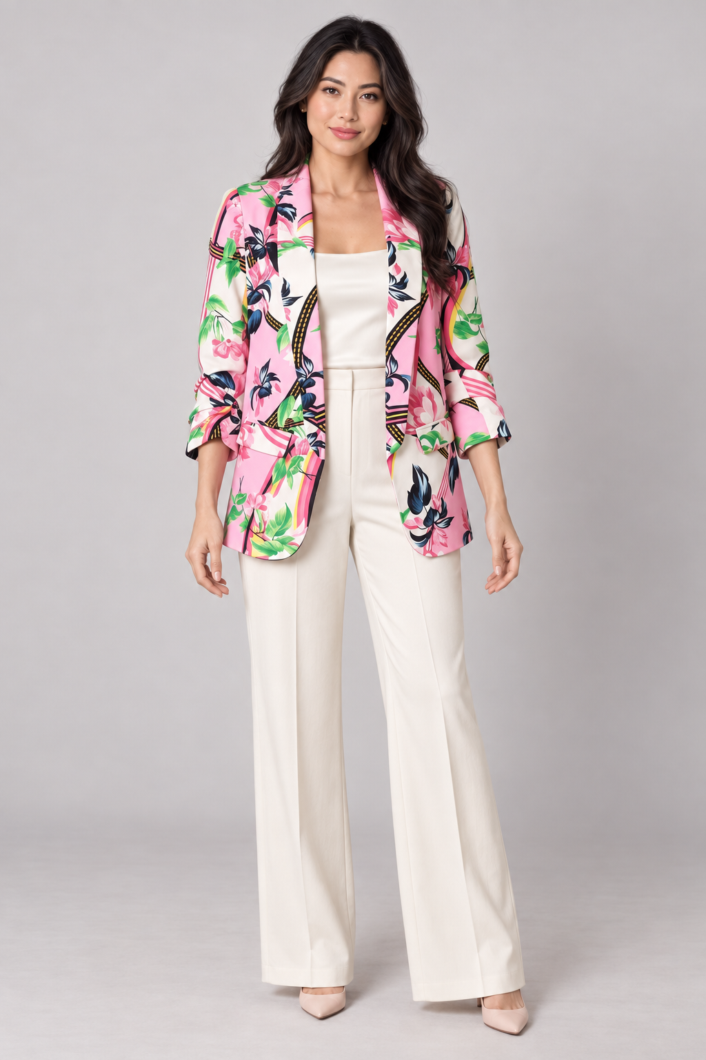 Blush Tropics Blazer