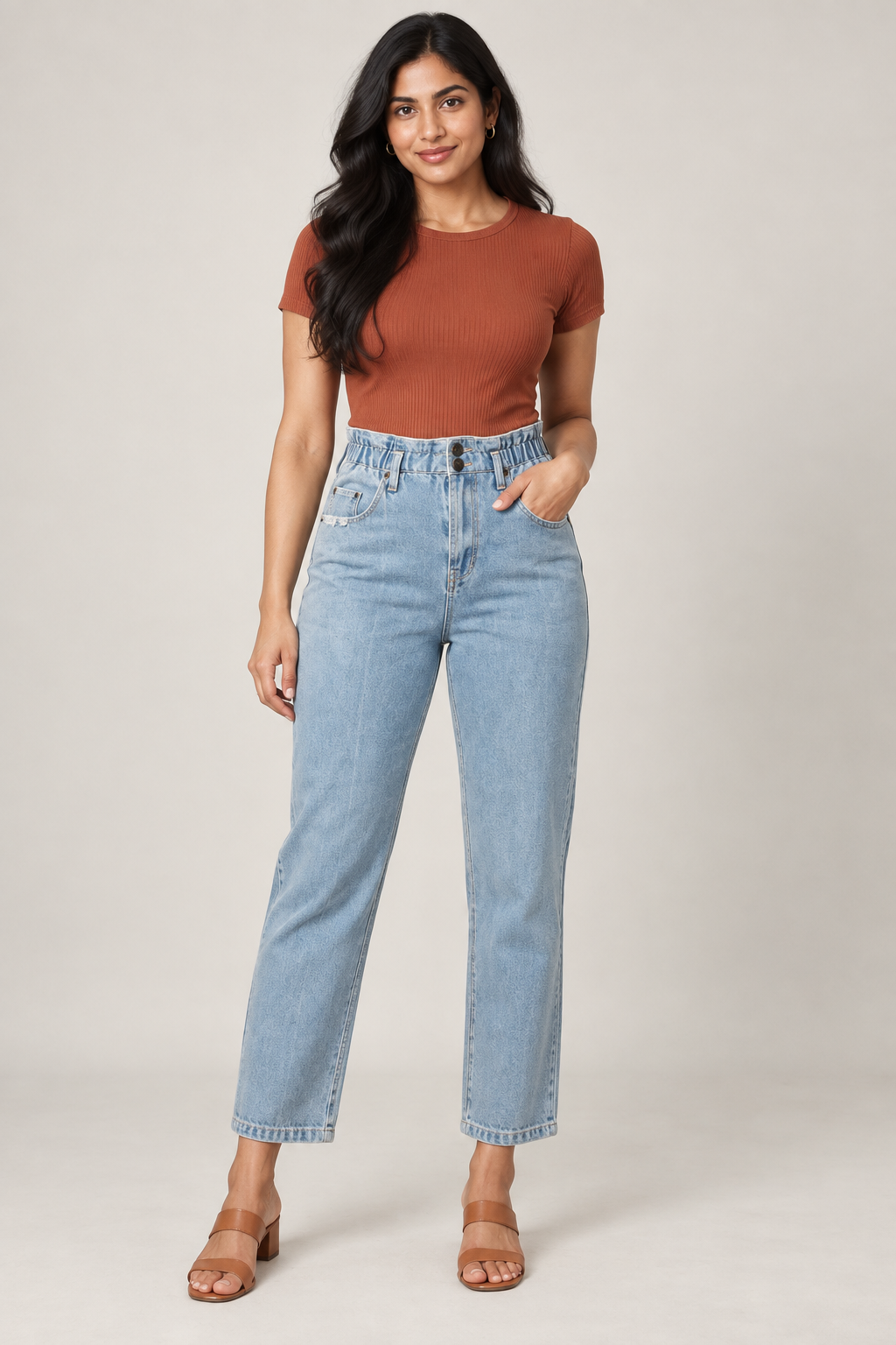 Lila Soft Tapered Jeans