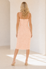 Bloom Chic Textured Floral Midi Dress