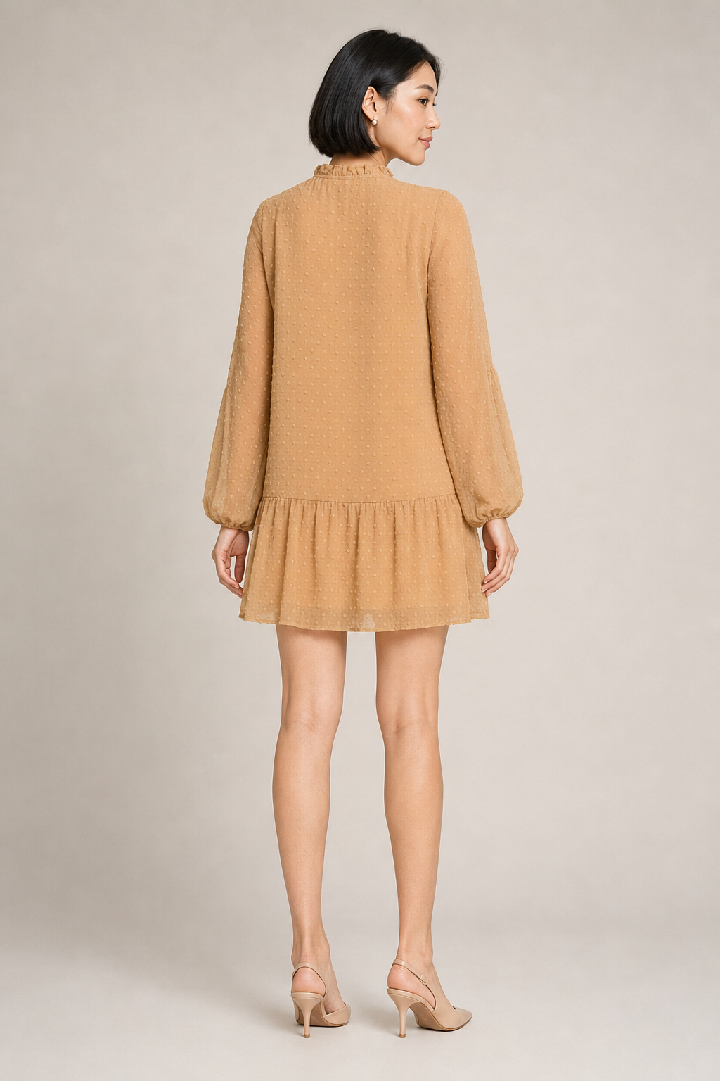 Honey Glow Babydoll Mini Dress
