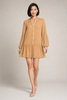 Honey Glow Babydoll Mini Dress