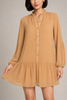 Honey Glow Babydoll Mini Dress