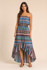 The Ocean Drift Strapless Maxi Dress