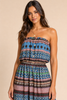The Ocean Drift Strapless Maxi Dress