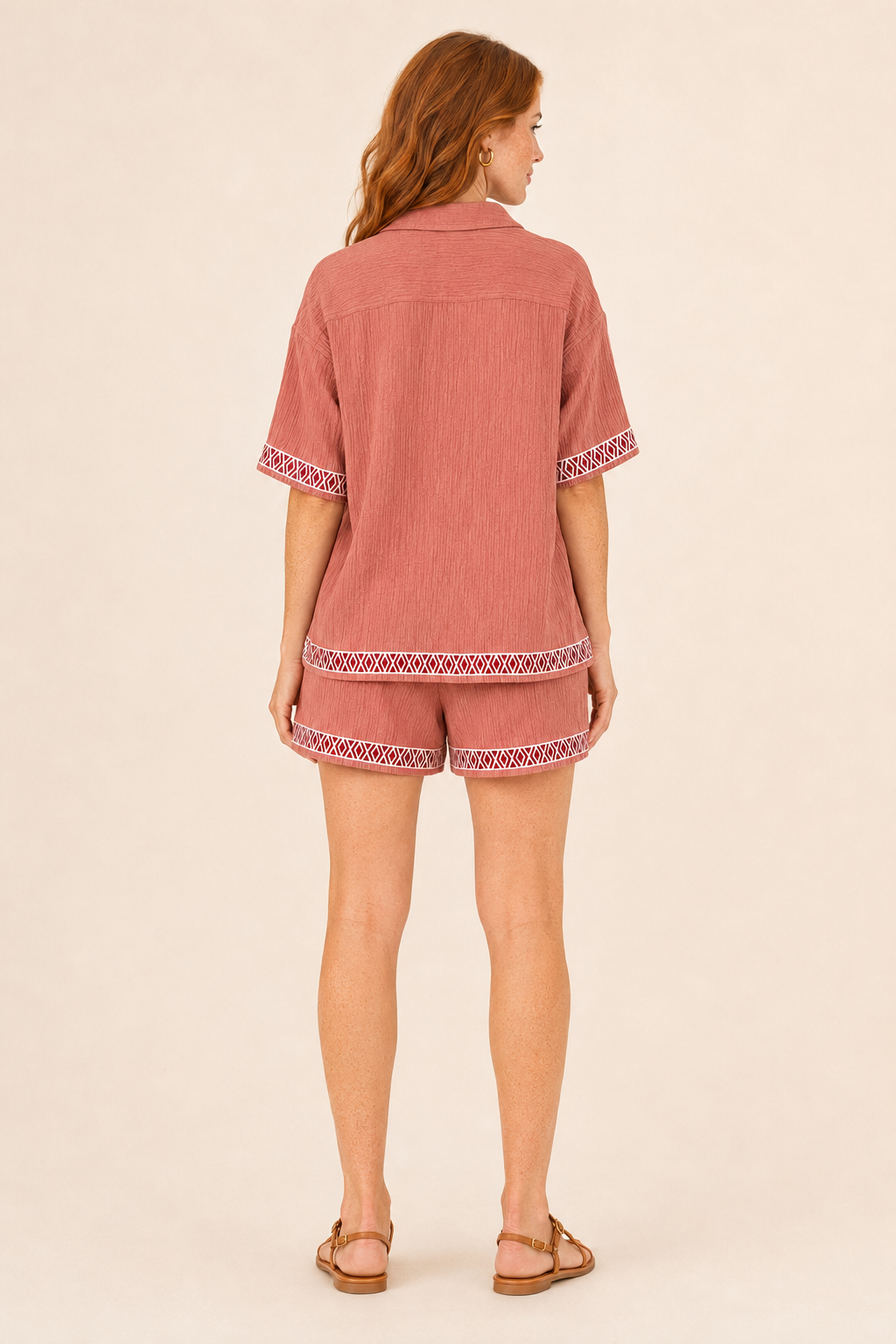 Rose Retreat Shorts Set