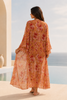 Floral Open Front Kimono