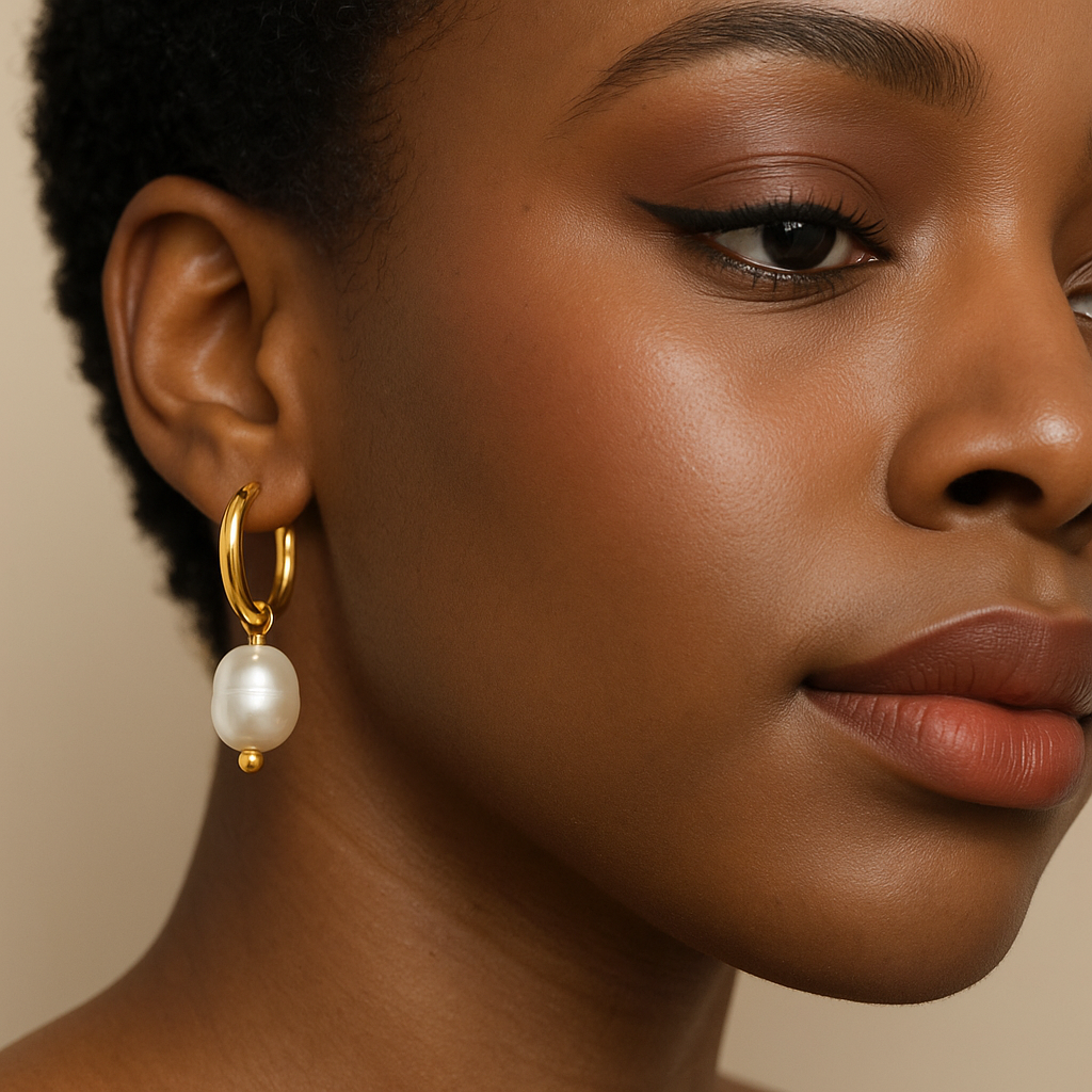 Mini Freshwater Pearl Drop Earrings