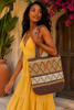 Mandalay Breeze Rattan Tote