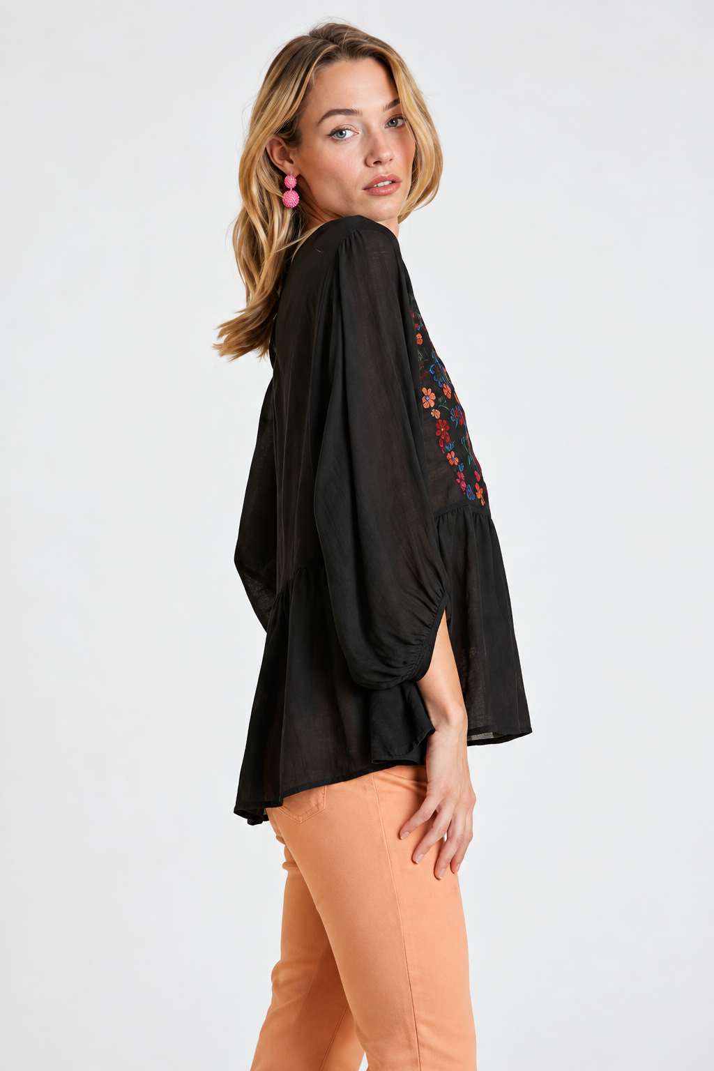 Floral Garden Peplum Top